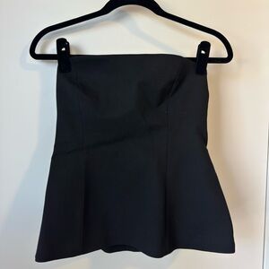 Zara Black Strapless Top